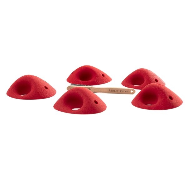 Chwyty wspinaczkowe Tribe Pockets M3 PU, 5 szt. w zestawie, ,