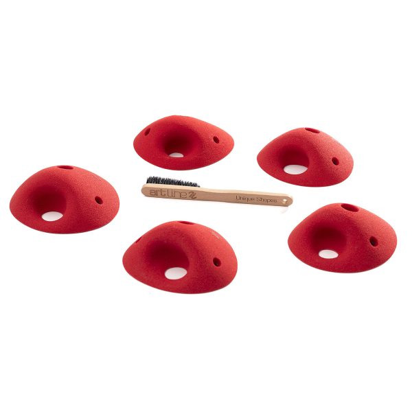 Chwyty wspinaczkowe Tribe Pockets M3 PU, 5 szt. w zestawie, ,