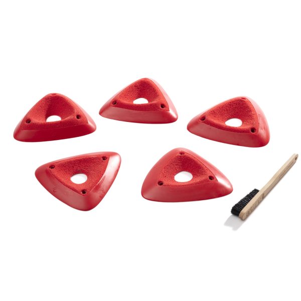 Chwyty wspinaczkowe Tribe Slopers M2 DT PU, 5 szt. w zestawie, , podwójna strefa