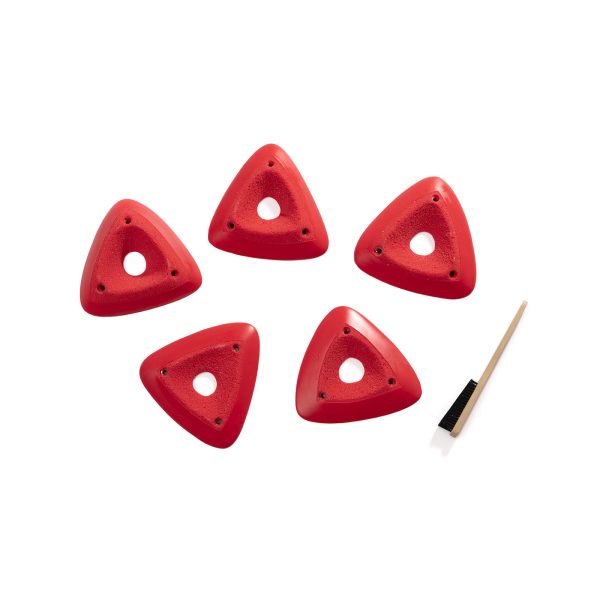 Chwyty wspinaczkowe Tribe Slopers M2 DT PU, 5 szt. w zestawie, , podwójna strefa