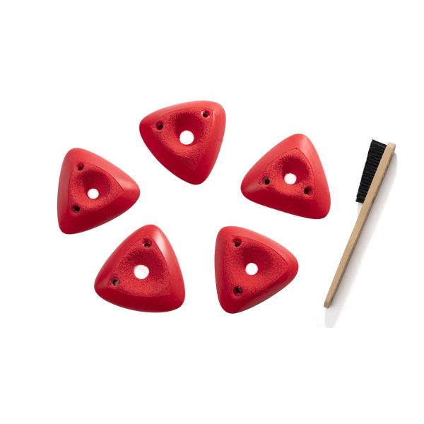 Chwyty wspinaczkowe Tribe Slopers S2 DT PU, 5 szt. w zestawie, , podwójna strefa