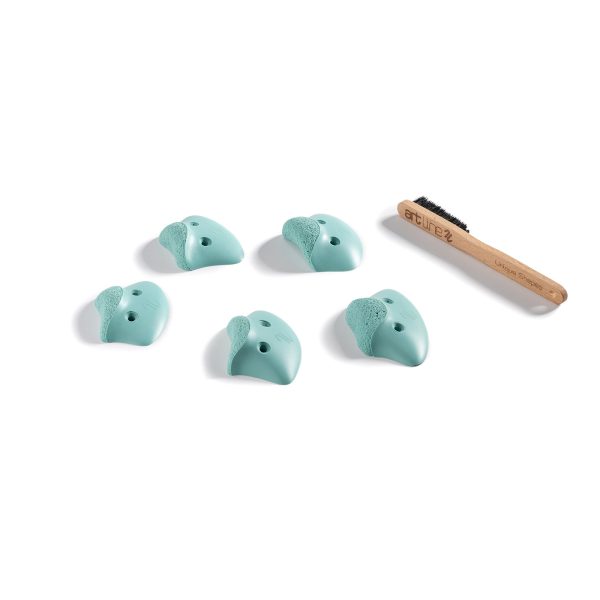 Chwyty wspinaczkowe Vortex Foot S1 DT PU, 5 szt. w zestawie, , podwójna strefa