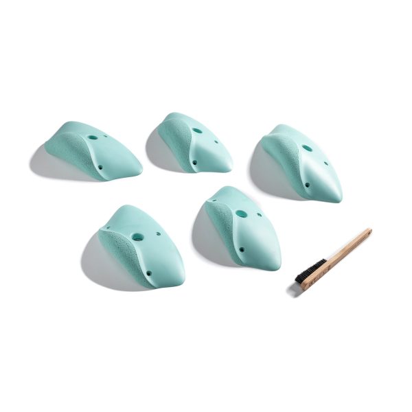 Chwyty wspinaczkowe Vortex Edges L2 DT PU, 5 szt. w zestawie, , podwójna strefa