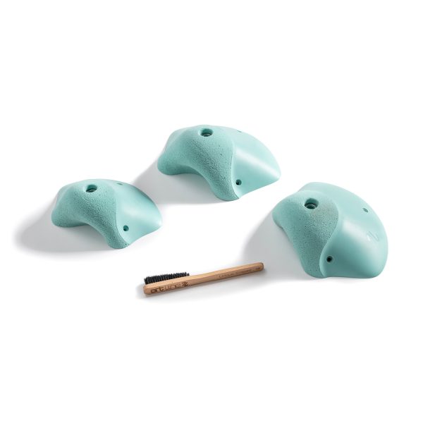 Chwyty wspinaczkowe Vortex Flat jugs L4 DT PU, 3 szt. w zestawie, , podwójna strefa