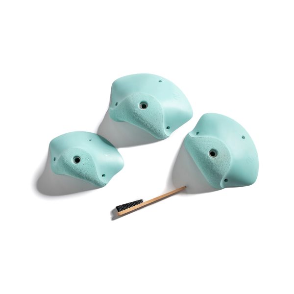 Chwyty wspinaczkowe Vortex Flat jugs L4 DT PU, 3 szt. w zestawie, , podwójna strefa