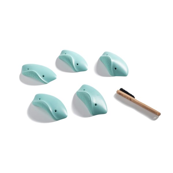 Chwyty wspinaczkowe Vortex Crimps M4 DT PU, 5 szt. w zestawie, , podwójna strefa