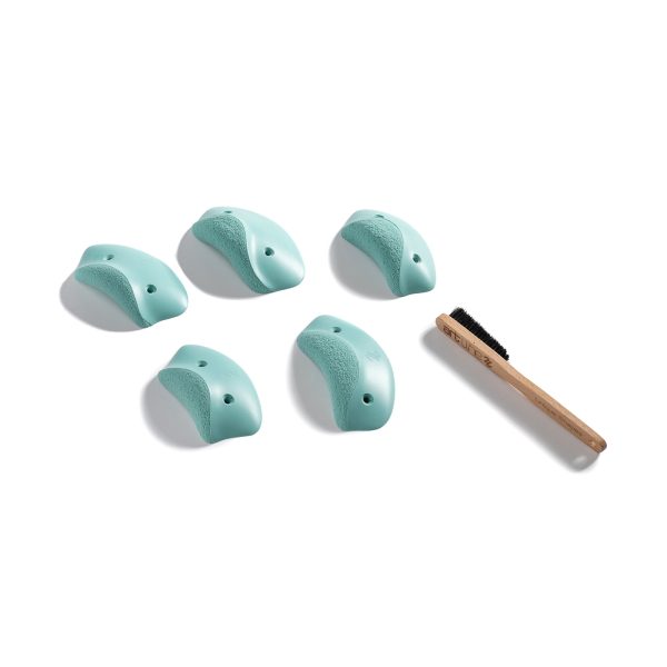 Chwyty wspinaczkowe Vortex Edges M5 DT PU, 5 szt. w zestawie, , podwójna strefa