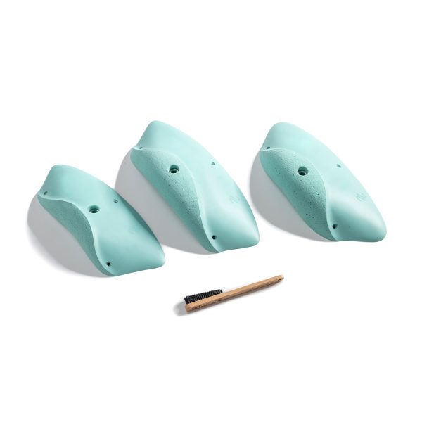 Chwyty wspinaczkowe Vortex Edges XL1 DT PU, 3 szt. w zestawie, , podwójna strefa