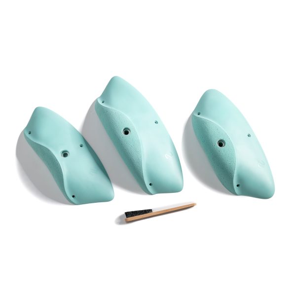 Chwyty wspinaczkowe Vortex Edges XL1 DT PU, 3 szt. w zestawie, , podwójna strefa