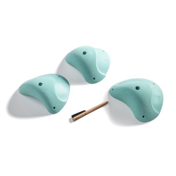 Chwyty wspinaczkowe Vortex Slopers XL2 DT PU, 3 szt. w zestawie, , podwójna strefa