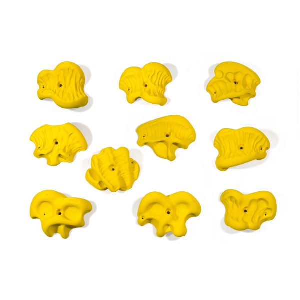 Chwyty wspinaczkowe Limestone Mondo Jugs, 10 szt. w zestawie, ,