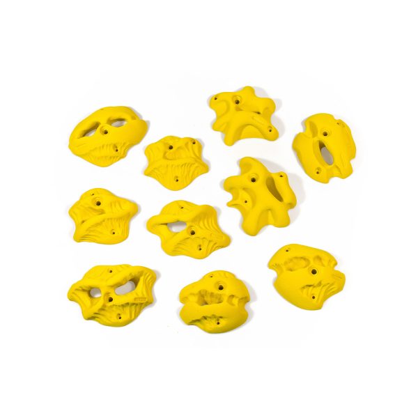 Chwyty wspinaczkowe Limestone Pockets, 10 szt. w zestawie, ,