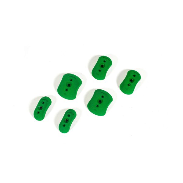 Chwyty wspinaczkowe Training HP-Flat (0º) Pinches, 6 szt. w zestawie, ,