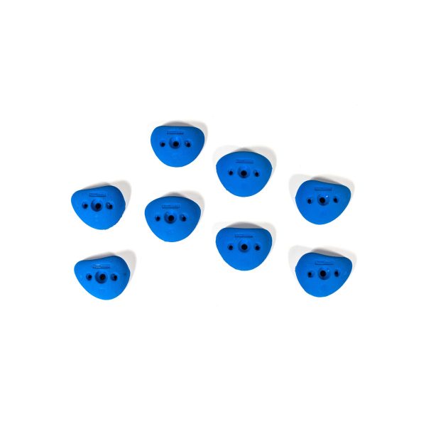 Chwyty wspinaczkowe Training In-cut (60º) Crimps, 8 szt. w zestawie, ,