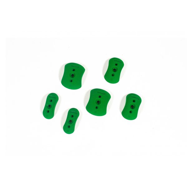 Chwyty wspinaczkowe Training LP-Flat (0º) Pinches, 6 szt. w zestawie, ,