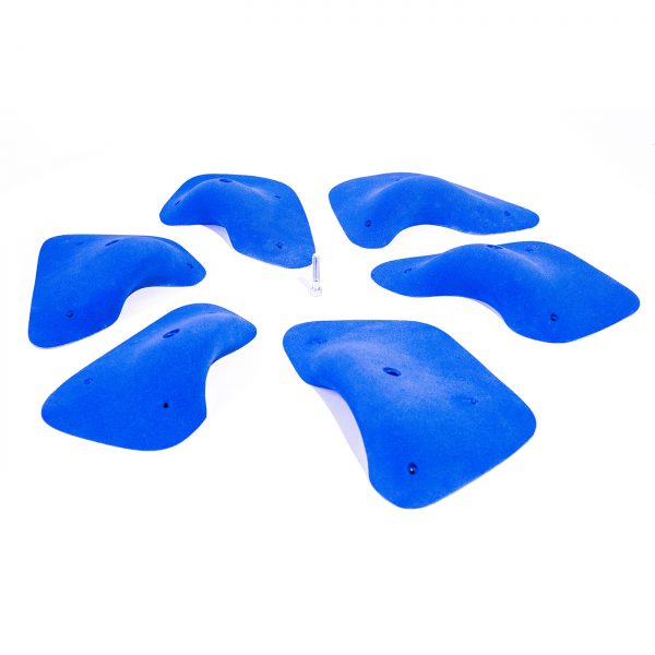 Chwyty wspinaczkowe Competition Open Hand Jugs, 6 szt. w zestawie, łatwe,