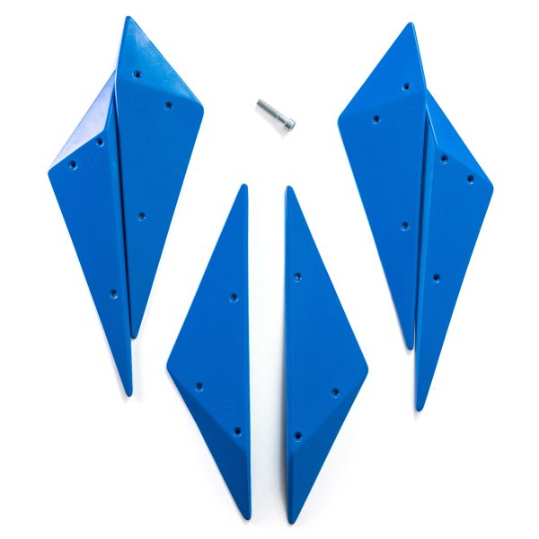 Chwyty wspinaczkowe Diamonds Thin Mini, 6 szt. w zestawie, , podwójna strefa