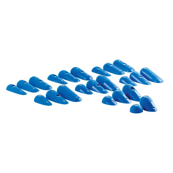 Chwyty wspinaczkowe Pills Medium, 23 szt. w zestawie, , podwójna strefa