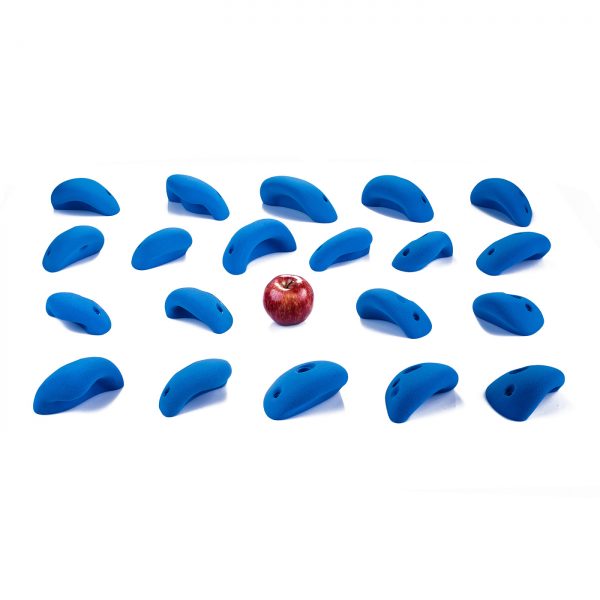 Chwyty wspinaczkowe Straight Block Jugs, 20 szt. w zestawie, średnie,