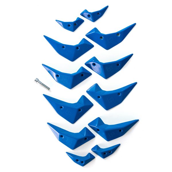 Chwyty wspinaczkowe Wings Micro, 12 szt. w zestawie, , podwójna strefa