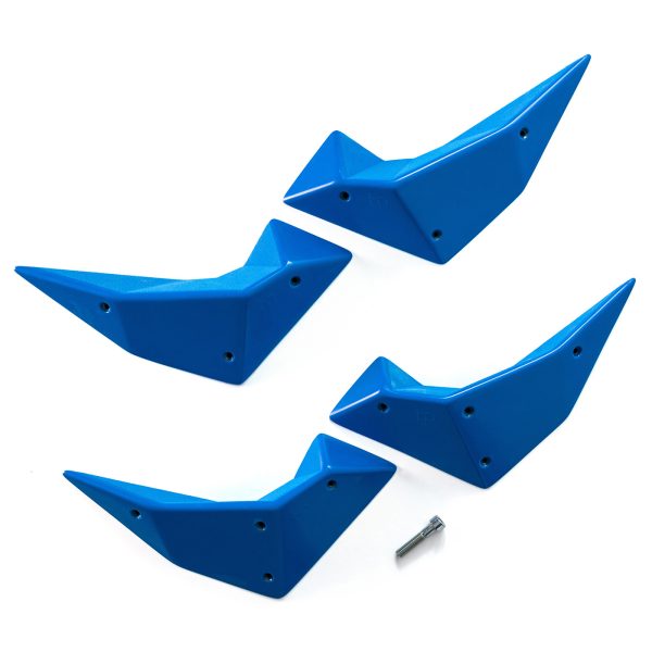 Chwyty wspinaczkowe Wings Fat Mini, 4 szt. w zestawie, , podwójna strefa