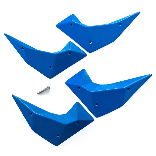 Chwyty wspinaczkowe Wings Thin Mini, 4 szt. w zestawie, , podwójna strefa