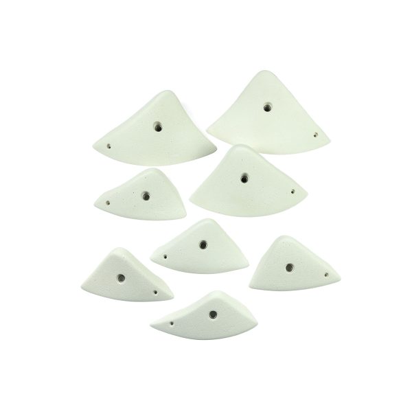 Chwyty wspinaczkowe Alpina 3 - XL Jugs, 8 szt. w zestawie, łatwe,