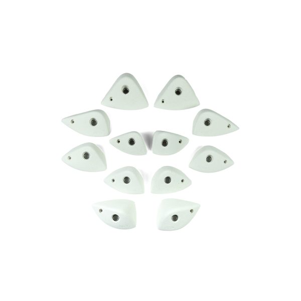 Chwyty wspinaczkowe Alpina 7 - Big Footholds, 12 szt. w zestawie, trudne,