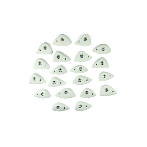 Chwyty wspinaczkowe Alpina 8 - Footholds, 20 szt. w zestawie, trudne,