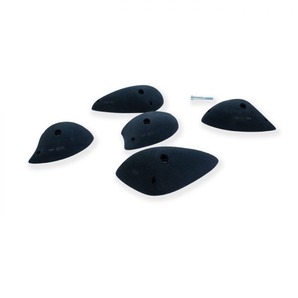 Chwyty wspinaczkowe Crescents 5 - Roof jugs, 5 szt. w zestawie, łatwe,