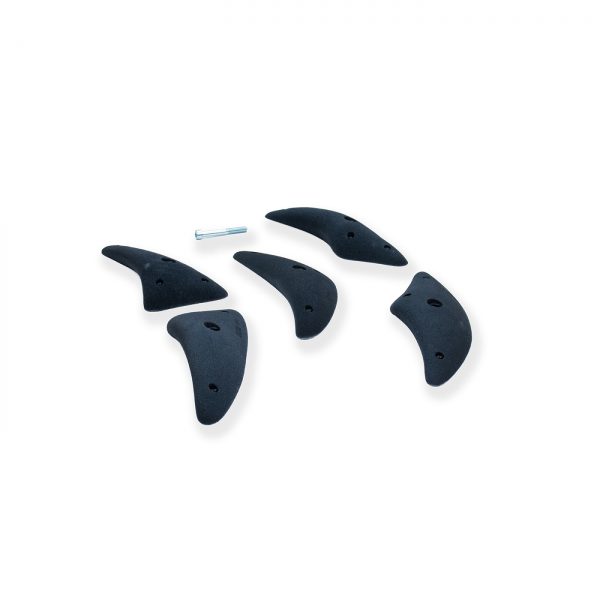 Chwyty wspinaczkowe Crescents 7 - XL Ledges, 5 szt. w zestawie, łatwe,