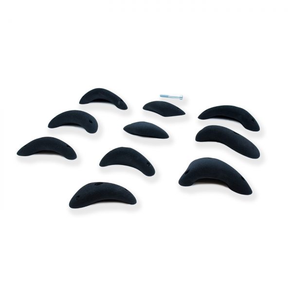 Chwyty wspinaczkowe Crescents 9 - Big Jugs, 10 szt. w zestawie, łatwe,