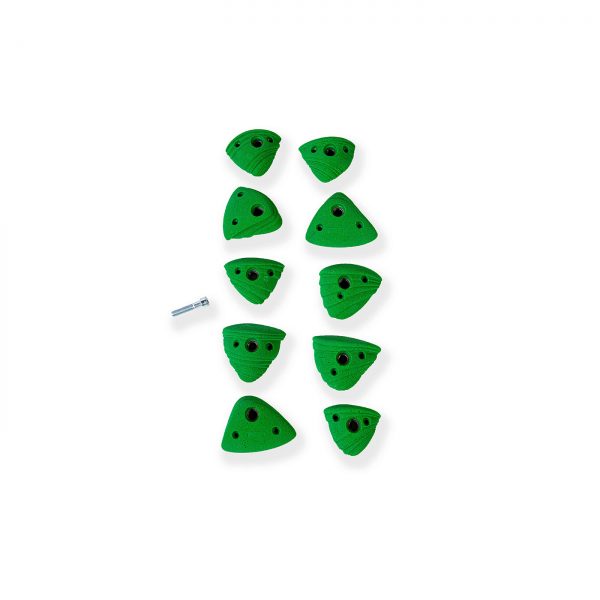 Chwyty wspinaczkowe French Connection 14 - Dominique - Medium Footholds, 10 szt. w zestawie, średnie,