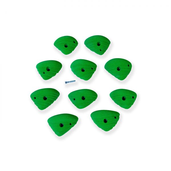 Chwyty wspinaczkowe French Connection 8 - Noelle - Medium Jugs, 10 szt. w zestawie, łatwe,