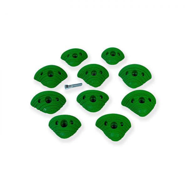 Chwyty wspinaczkowe French Connection 9 - Michelle - Small Juggy Crimps, 10 szt. w zestawie, łatwe,