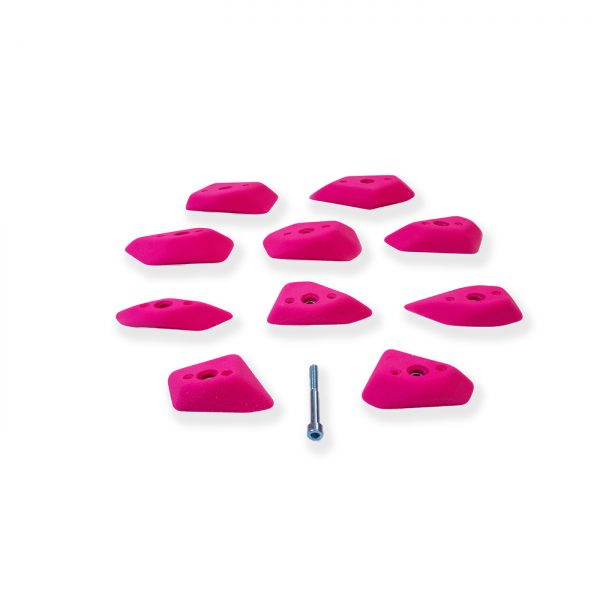 Chwyty wspinaczkowe Scoops 10 - Crimps, 10 szt. w zestawie, łatwe,