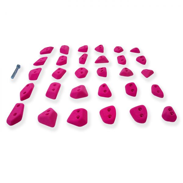 Chwyty wspinaczkowe Scoops 13 - Special Spax, 30 szt. w zestawie, średnie,