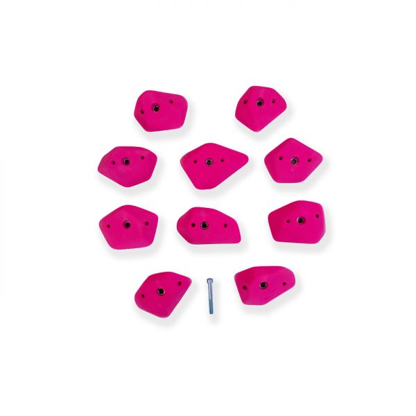 Chwyty wspinaczkowe Scoops 6 - Large Jugs, 10 szt. w zestawie, łatwe,