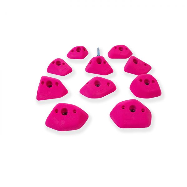 Chwyty wspinaczkowe Scoops 7 - Medium Jugs, 10 szt. w zestawie, łatwe,