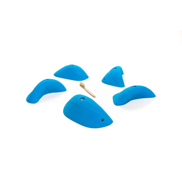 Chwyty wspinaczkowe Wave Cortès 010.01.XL-E, 5 szt. w zestawie, łatwe,