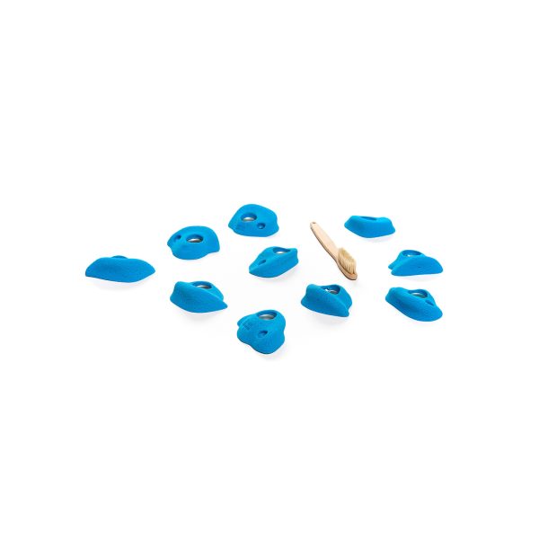 Chwyty wspinaczkowe Satellites Thalassa 015.01.XS-E, 10 szt. w zestawie, łatwe,