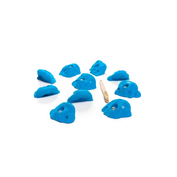 Chwyty wspinaczkowe Urban M1 018.01.M-E, 10 szt. w zestawie, łatwe,