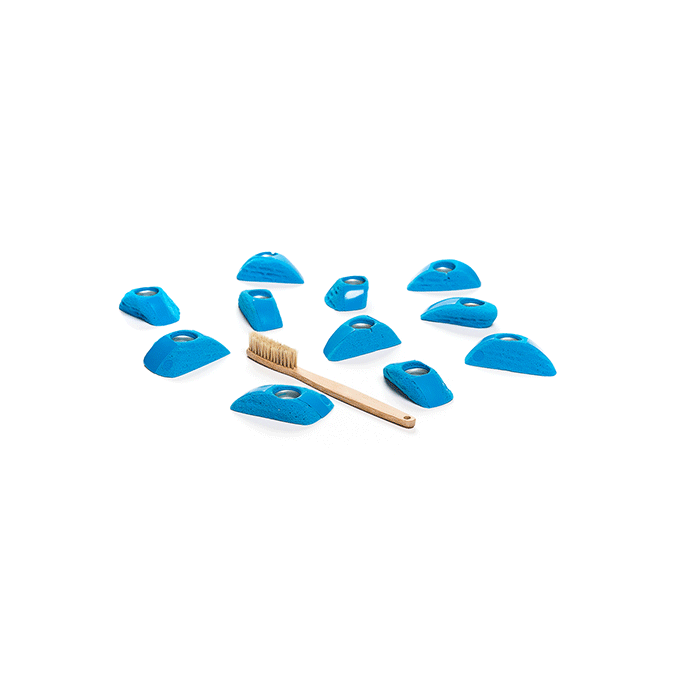 Chwyty wspinaczkowe Urban XS1 018.01.XS-E, 11 szt. w zestawie, łatwe,