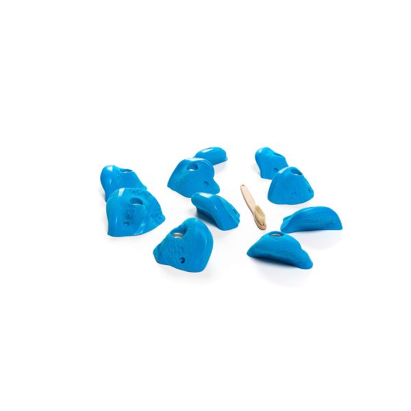 Chwyty wspinaczkowe Urban M2 018.02.M-E, 10 szt. w zestawie, łatwe,