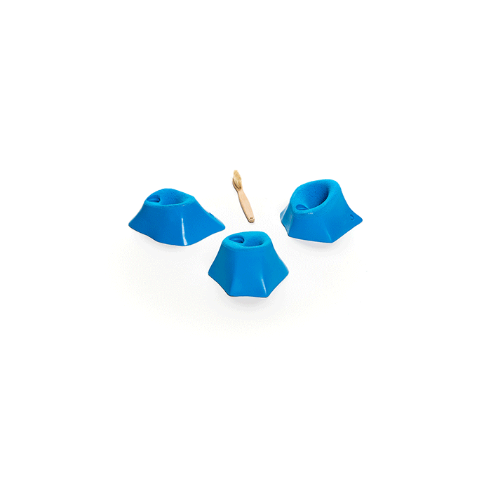 Chwyty wspinaczkowe Craters Cook M3 019.03.M-H, 3 szt. w zestawie, trudne,