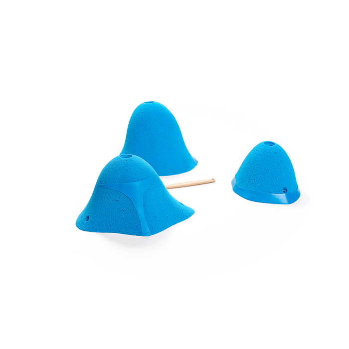 Chwyty wspinaczkowe Craters Monchu 019.10.L-H, 3 szt. w zestawie, trudne,