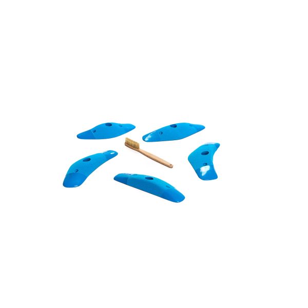 Chwyty wspinaczkowe Boomerang Killer M1 021.01.M-H, 5 szt. w zestawie, trudne,