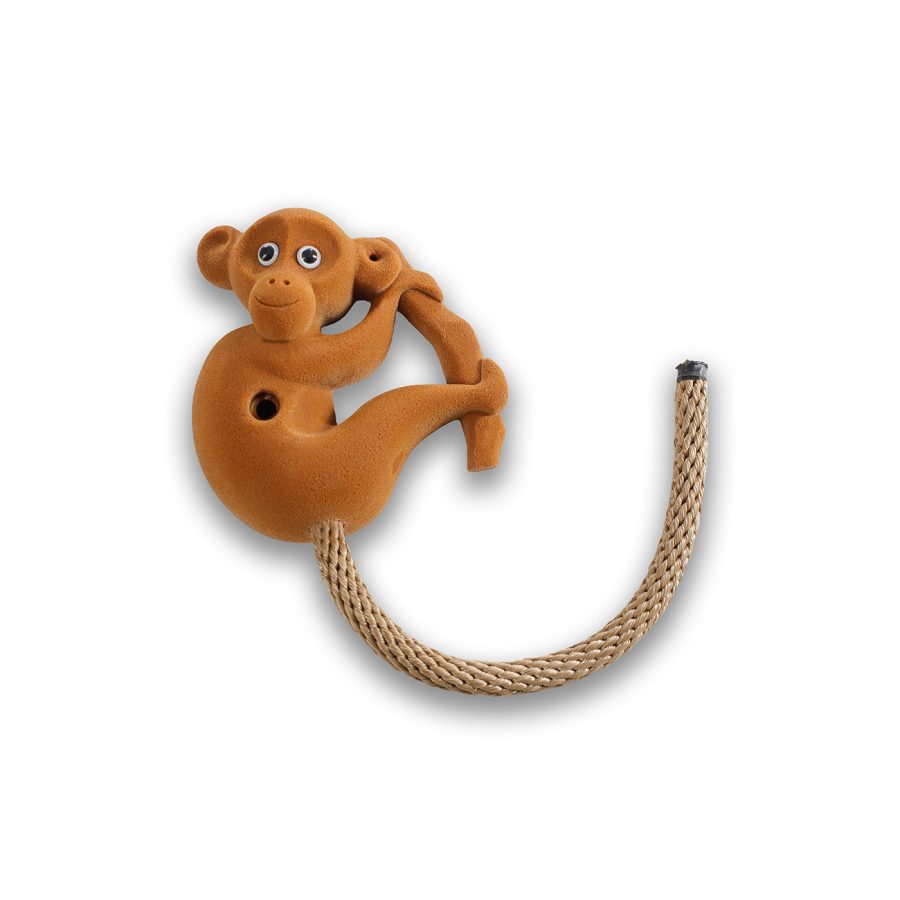 Chwyty wspinaczkowe Monkeys 1042 PU, 1 szt. w zestawie, łatwe, dla dzieci