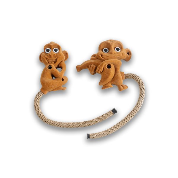 Chwyty wspinaczkowe Monkeys 1047 PE, 2 szt. w zestawie, łatwe, dla dzieci