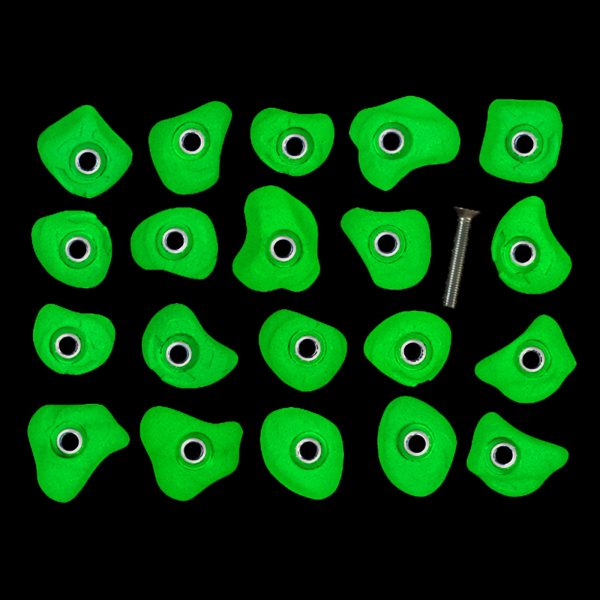 Chwyty wspinaczkowe Core Bolt-on Feet, 20 szt. w zestawie, ,